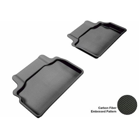 3D Maxpider HYUNDAI GENESIS COUPE 2012-2013 KAGU BLACK R2 Floor Mat L1HY02321509